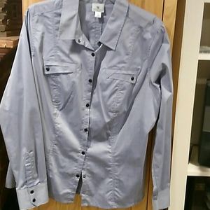 Misses sz Xl snap down shirt